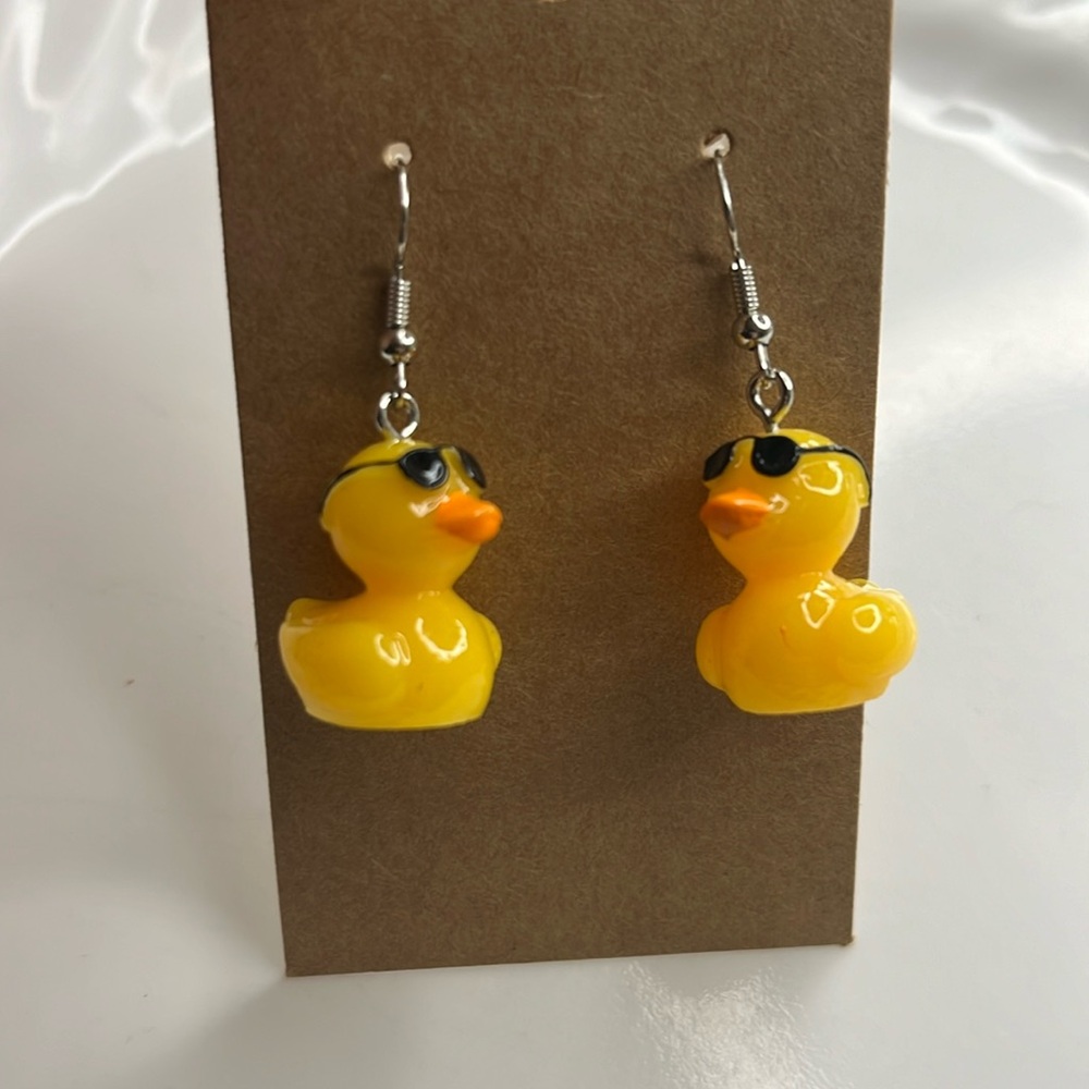Duck Earrings